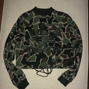 Adidas camo sweatshirt